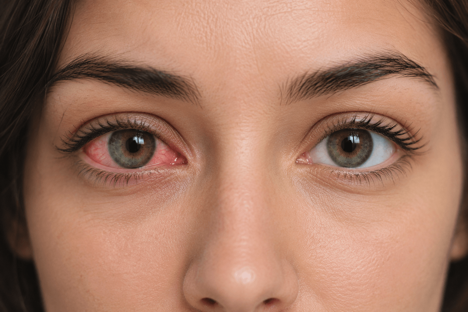 Tengo un ojo rojo y el otro no: causas más frecuentes